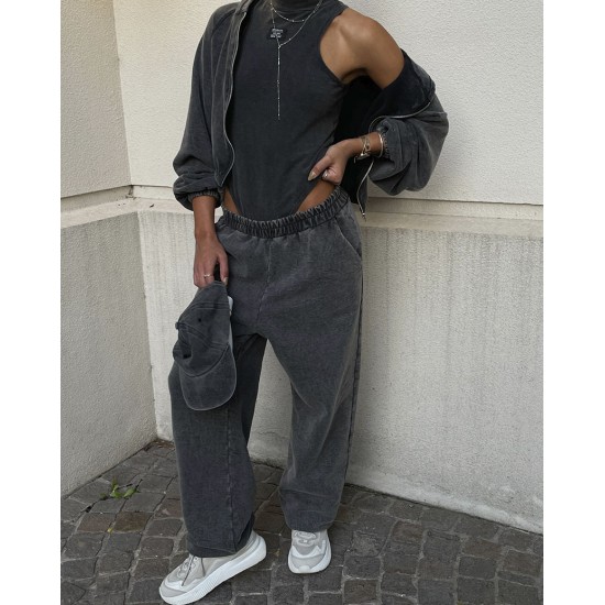 Pantalon Layer con efecto Acid-Wash