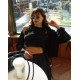 Campera Duna con cuello alto y frunce Campera Duna con cuello alto y frunce