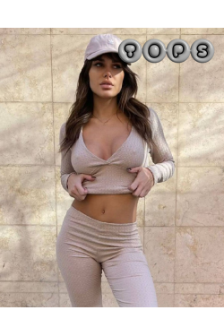 Remera Kaori con frunces laterales