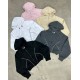 Campera oversize con costuras a contrato