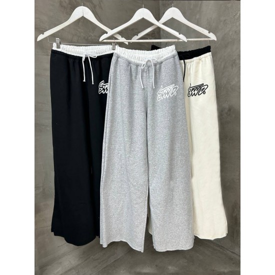 Pantalon Yun con cintura combinada