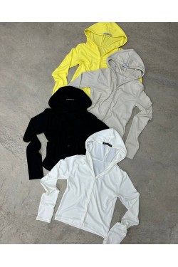 Saquito Detox con botones y capucha