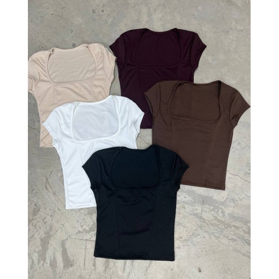 Remera Delfa de rib Remera Delfa de rib