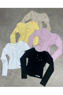 Remera Way con broches aro