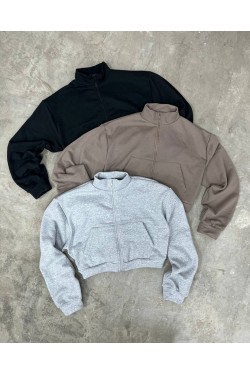 Campera friza con bolsillo