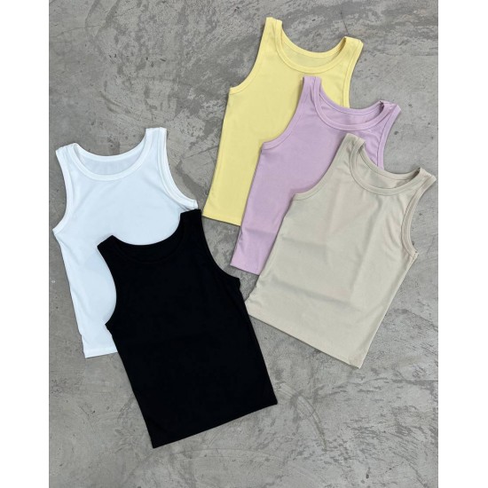 Musculosa Maily de morley elastizado