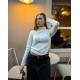 Polera slim fit lanilla premium