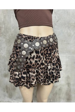 Mini skort Naky animal print