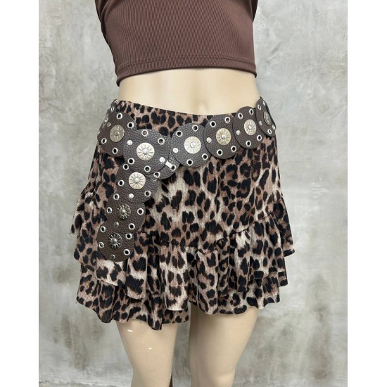 Mini skort Naky animal print
