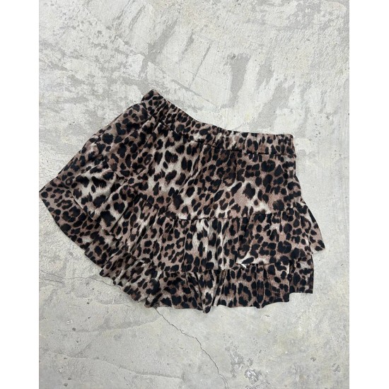 Mini skort Naky animal print