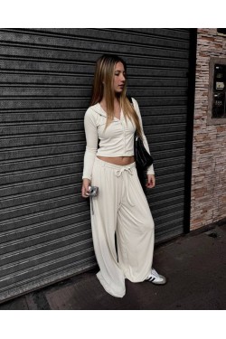 Saquito Detox con botones y capucha