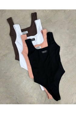 Body Bambi con recortes y etiqueta