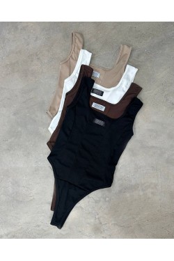 Body Bambi con recortes y etiqueta