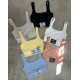 Top Lone con maxi etiqueta