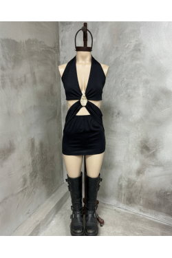 Vestido Amanda con hebilla