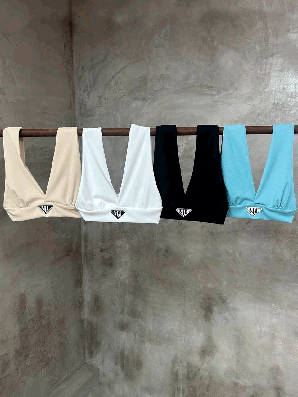 Top Frot de morley con etiqueta