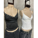 Top Barry de microfibra con tachas
