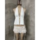 Top Maisy con hebilla y espalda descubie